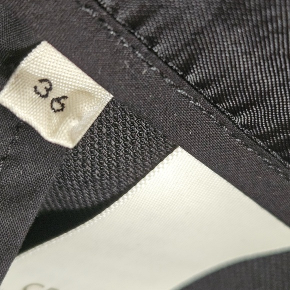 Celine Tuxedo Zouave Women’s Black 100% Wool Structured Balloon Pants Size 36 S - Picture 11 of 14